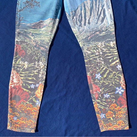 MOTHER High Waisted Looker Ankle ✨A Day in Paradise 🌺 - Picture 3 of 16